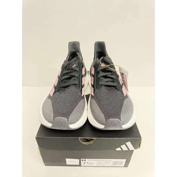 -5077 Adidas Womens Ultraboost 5X, Black/Pink, Running Shoes-US 7.5 - Picture 3 of 5